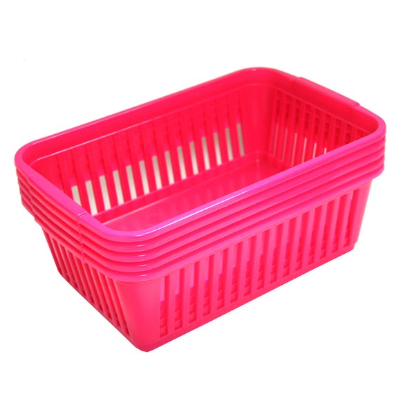 Small Handy Pink Baskets