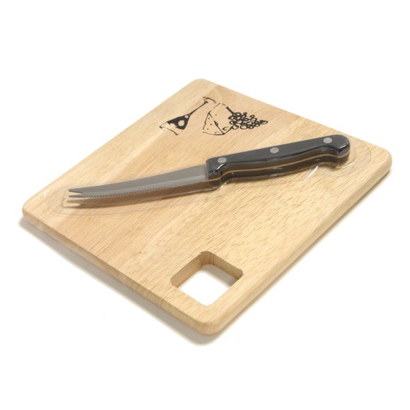 Natural Origins Collection Cheeseboard with Knife