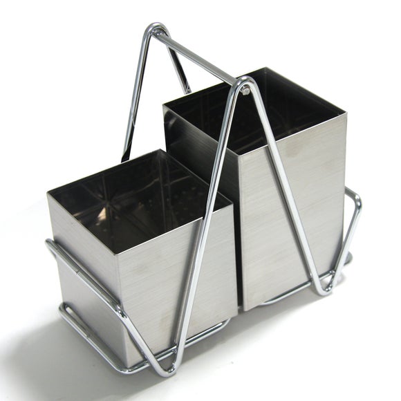 Sirius Stainless Steel Cutlery Holder Dunelm