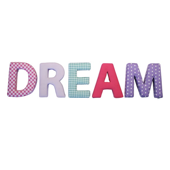 Kids Nature Watch Collection Dream Letters Wall Art