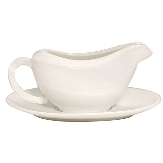 Pausa Collection Gravy Boat and Saucer Dunelm