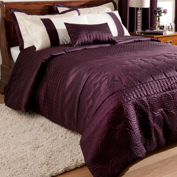 Plum Circles Bedlinen Collection