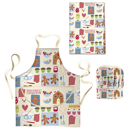 Kids Gingerbread 3 Piece Textile Set
