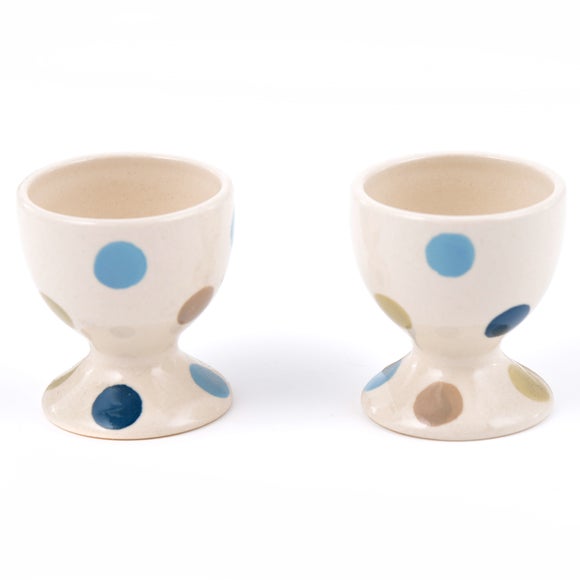 Blue Country Spot Collection Set of 2 Egg Cups