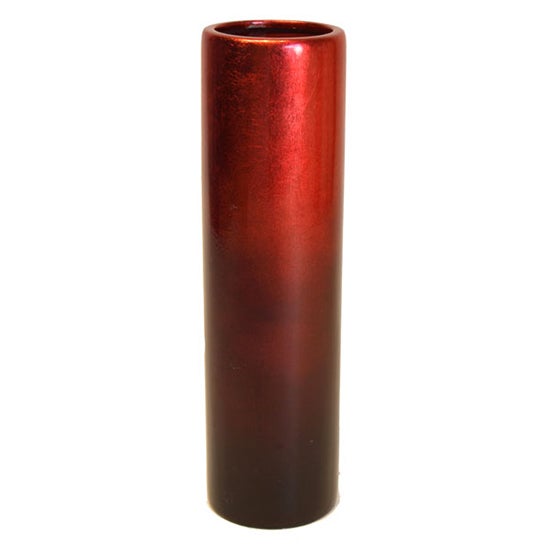 Ruby Collection Tonal Lacquered Cylinder Vase
