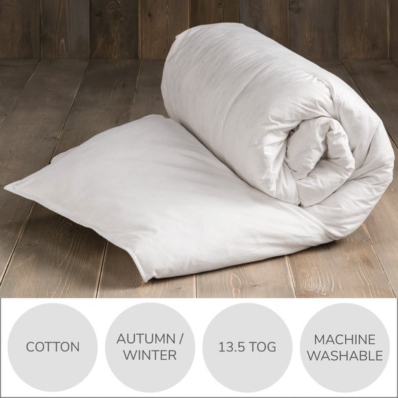 White Duck Feather and Down 13.5 Tog Duvet