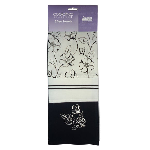 Pack of 3 Wild Rose Tea Towels
