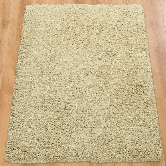 Natural Barbar Shaggy Wool Rug