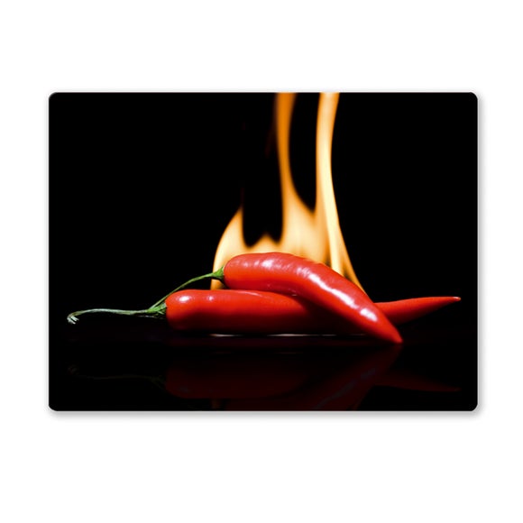 Hot Chilli Collection Black Work Surface Protector