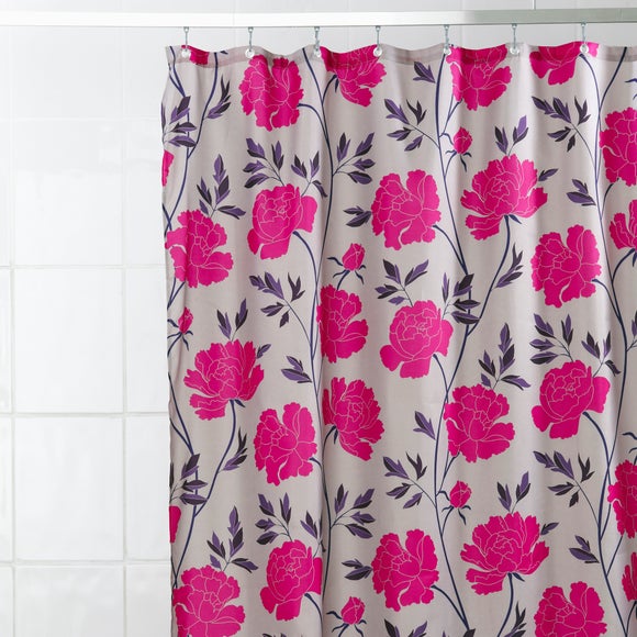 Jewel Floral Shower Curtain