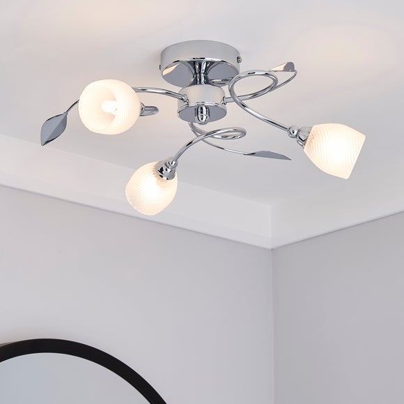 Swirl 3 Light Ceiling Fitting