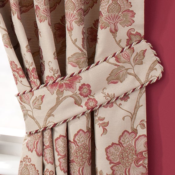 Waters & Noble Red Naples Collection Tiebacks