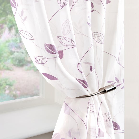Mauve Folio Voile Panel