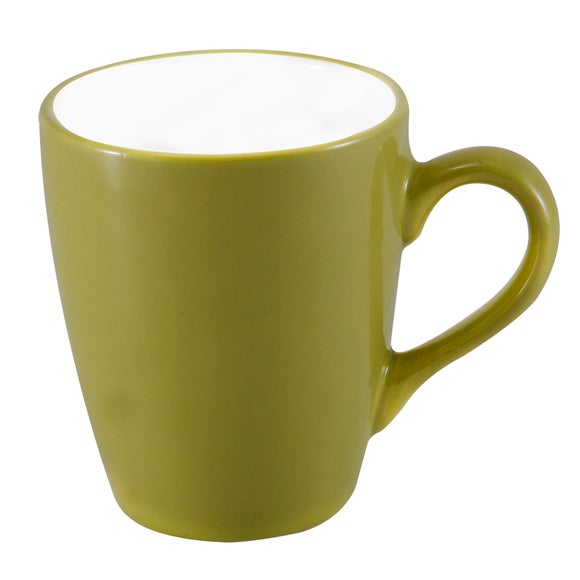 Brit Pop Coupe Collection Lime Mug