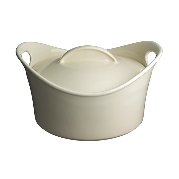 this morning by Prestige Collection Almond Round Casserole Dish