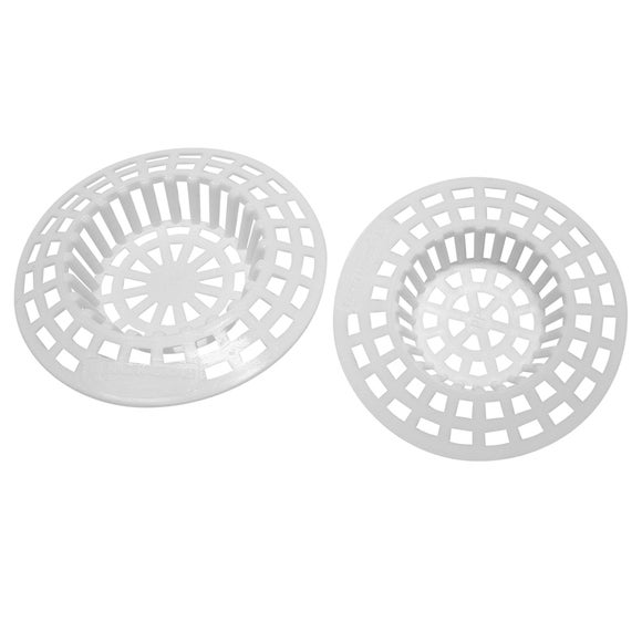 Pack of 2 Plastic Sink Strainers