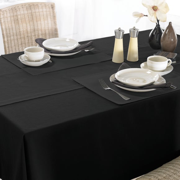 Black Madeira Collection Tablecloth
