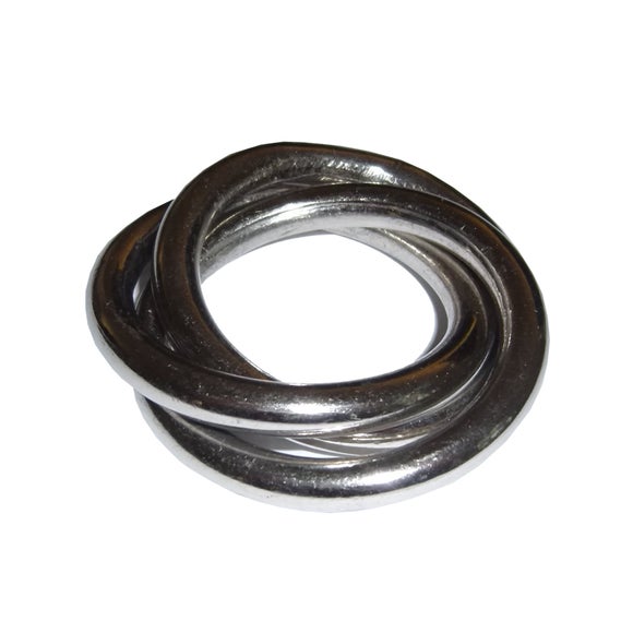 Silver Bands Napkin Ring