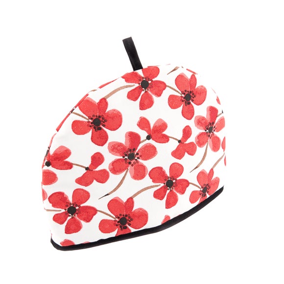 Red Painted Poppy Collection Tea Cosy