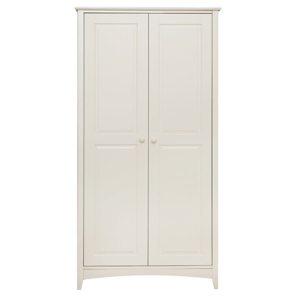 Windsor White 2 Door Wardrobe Dunelm