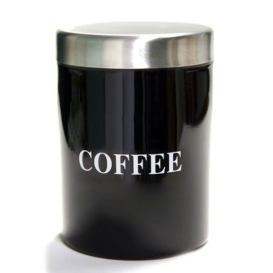 Black Spectrum Collection Coffee Canister