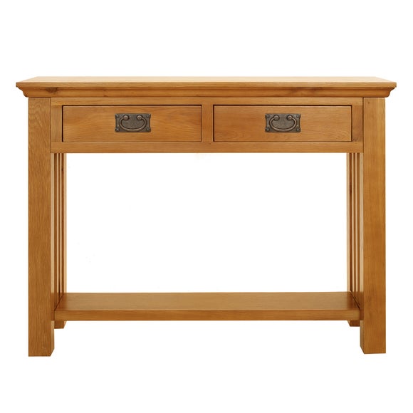 Dorchester Oak Console Table Dunelm