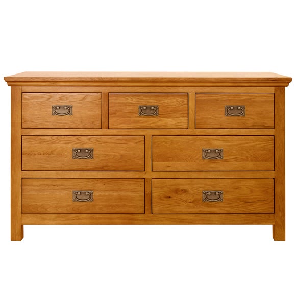 Dorchester Oak 7 Drawer Chest