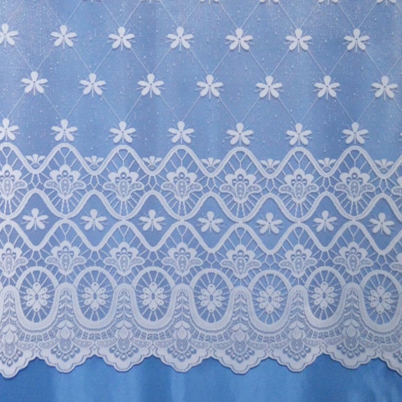 Kempton Brise Bise White Net Fabric