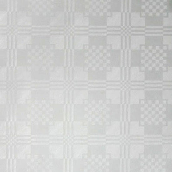 White Damask Table Cover