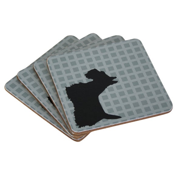 Scottish Collection Scottie Dog Set of 4 Coasters