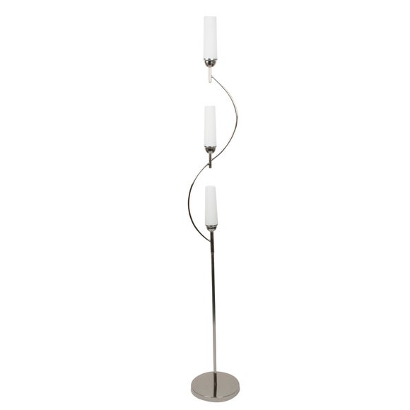 Opal 3 Light Glass Floor Lamp