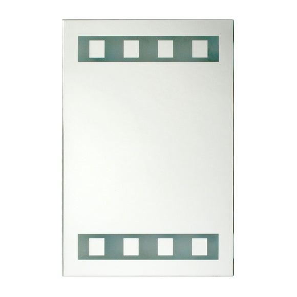 Silver Light up Bathroom Mirror