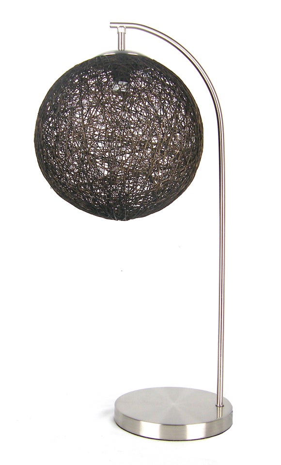 Abaca Ball Table Lamp Dunelm