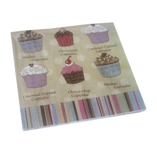 Cupcake Collection Paper Napkins