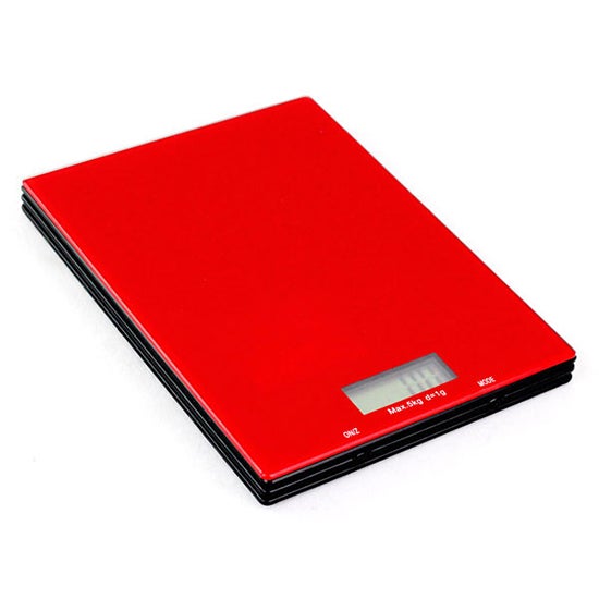 Cookshop Red 5Kg LCD Kitchen Scales