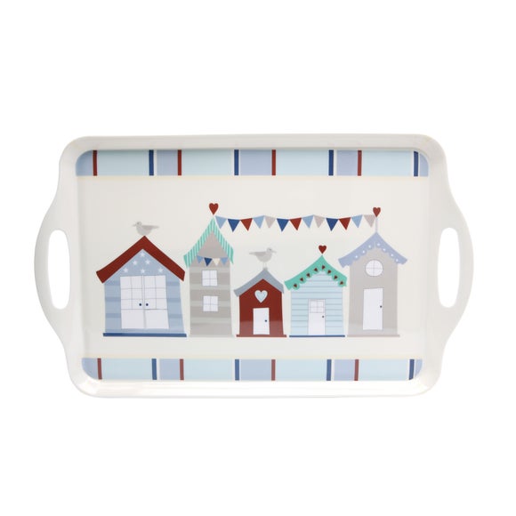 Brighton Beach Hut Collection Cream Tray