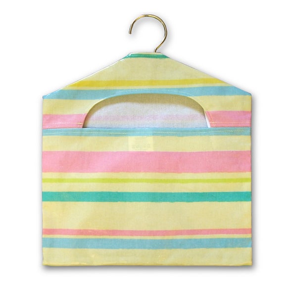 Pastel Stripe Peg Bag Dunelm