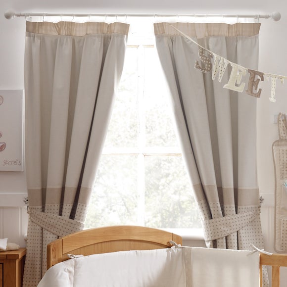 Kids Bedtime Bear Blackout Pencil Pleat Curtains