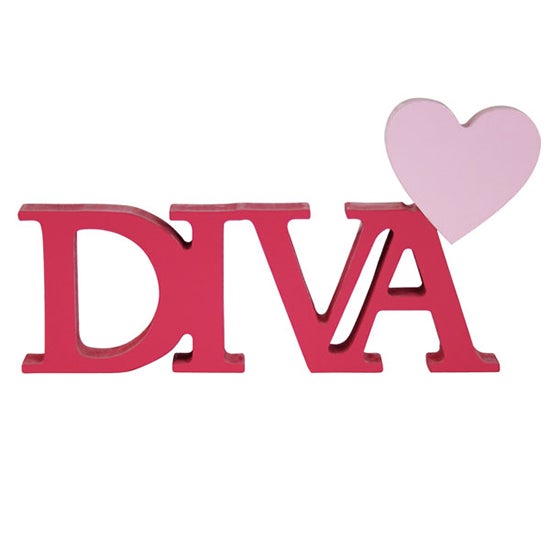 Kids Diva Word Ornament