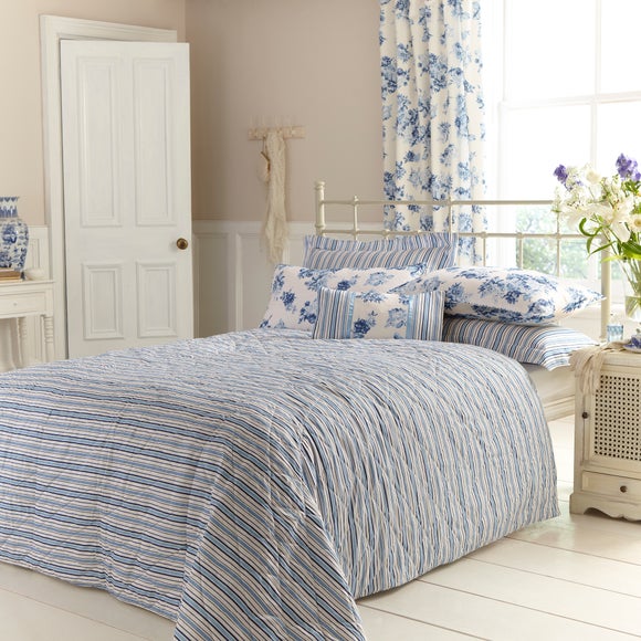 Blue Annabella Collection Bedspread