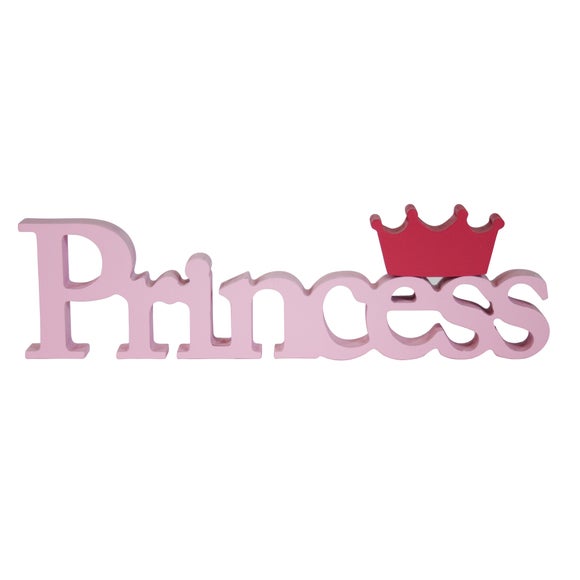 Kids Princess Word Ornament