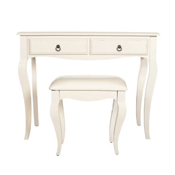 Florence Ivory Dressing Table and Stool