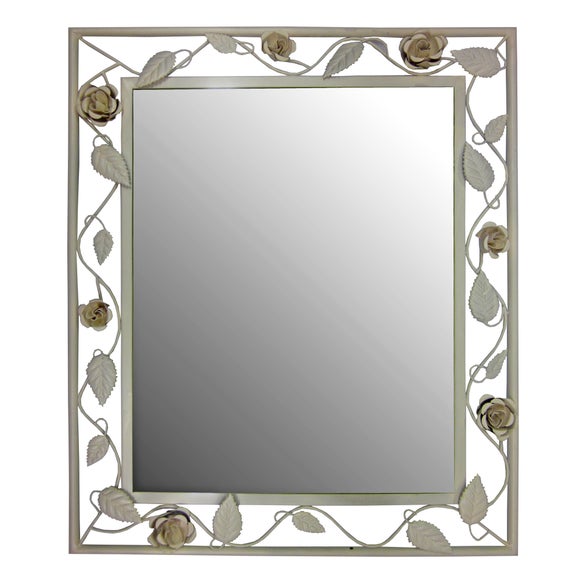 Rose Bevelled Mirror
