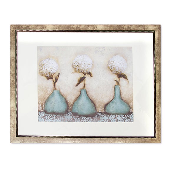Hydrangea Pot Framed Print