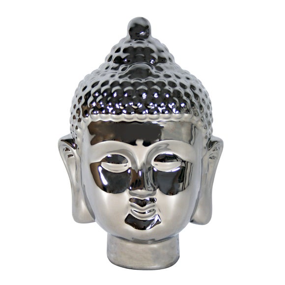 Black Ice Collection Buddha Head Dunelm