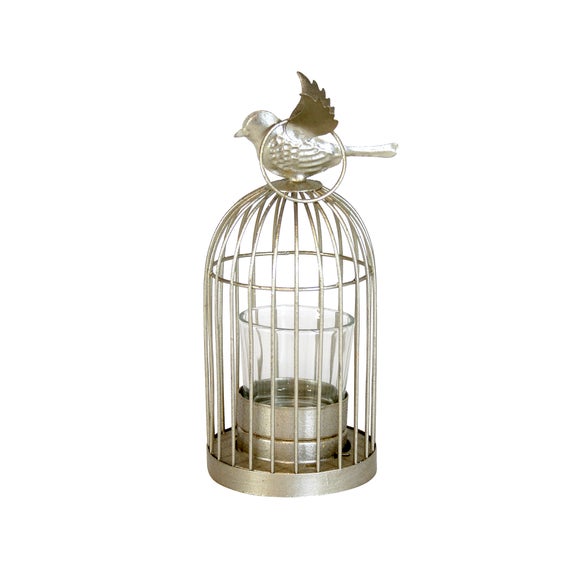 Classique Collection Wire Birdcage Tea Light Holder Dunelm