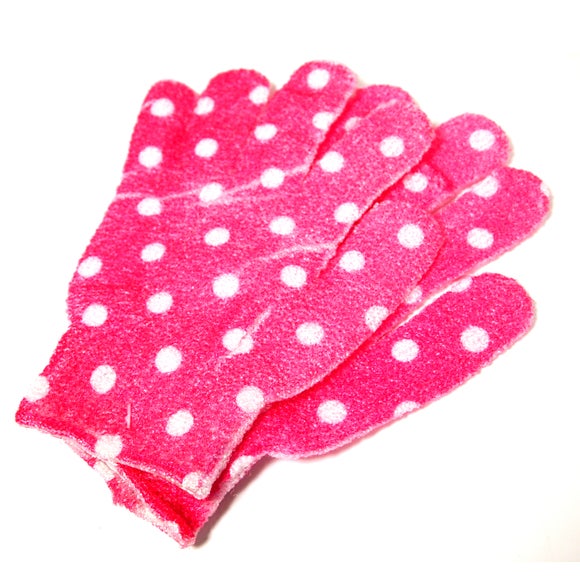Invigorate Spotty Exfoliating Gloves