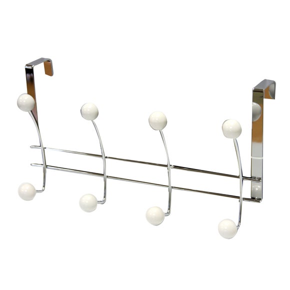 Bathroom Basics White Over Door Hook Dunelm
