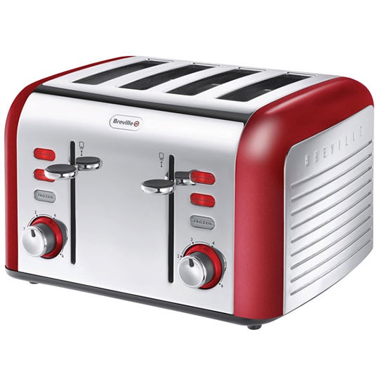 Breville VTT332 Opula Red 4 Slice Toaster