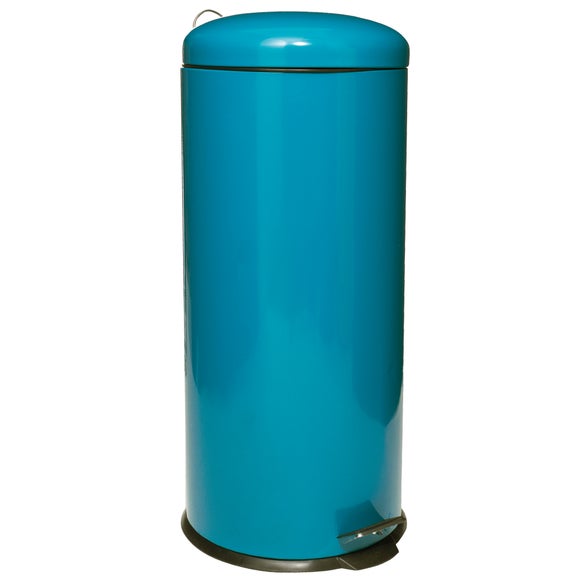 Metallic Teal 30 Litre Pedal Bin